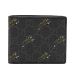 Ví Gucci Tiger Print Black GG Supreme Bifold Wallet sang trọng và thời thượng