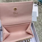 Ví Lady Dior Glycine Wallet Soupir Pink Cannage Lambskin Hồng