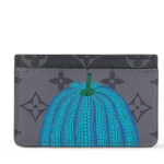 Ví LV Card Holder Yayoi Kusama Pumpkin Print Monogram Bí Ngô sang trọng