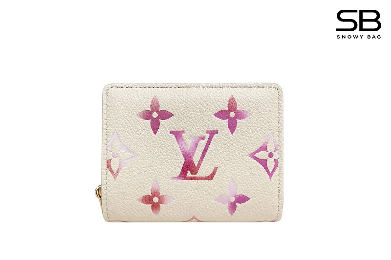 Ví LV Cléa Wallet Sunrise Aquarelle Monogram Empreinte M83481 với thiết kế tinh tế