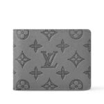 Ví LV Multiple Wallet M81383 Gray Monogram Shadow Xám sang trọng