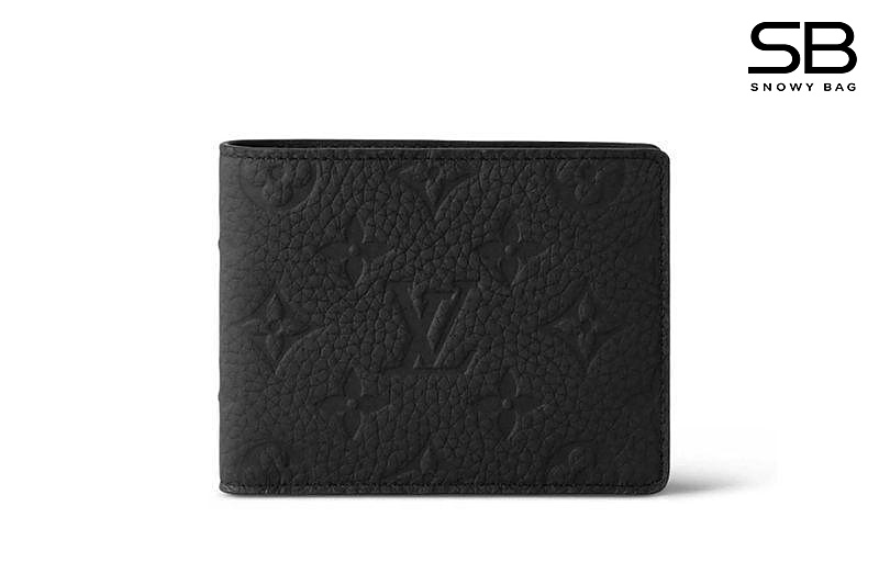Ví LV Multiple Wallet M82072 Black Taurillon màu đen sang trọng