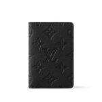 Ví LV Passport Cover M13187 Black Monogram Shadow Đen sang trọng và tiện ích