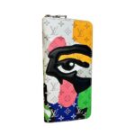 Ví LV Vertical Zippy Wallet Kidsuper Face Monogram sang trọng