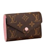 Ví LV Victorine Wallet Monogram Rose Ballerine Pink Nút Hồng sang trọng và thời thượng