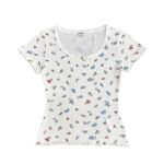 Áo Chanel 24 Coco White Knit Top kiểu dáng thanh lịch