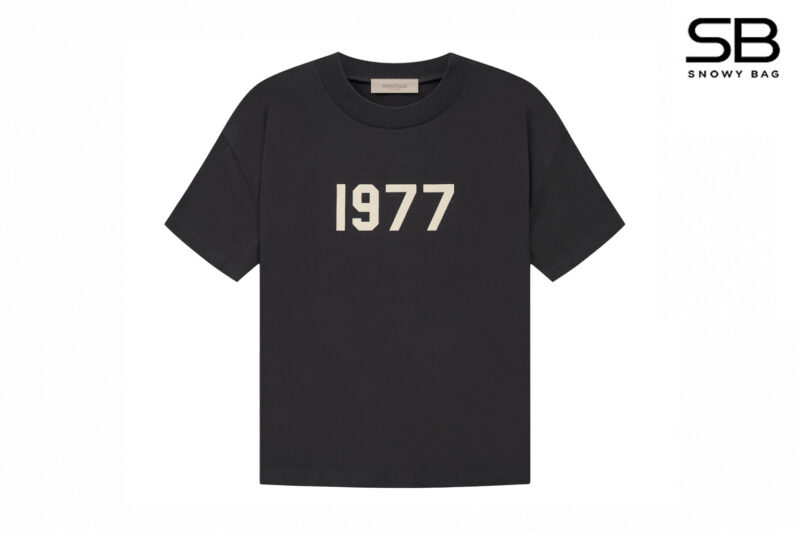 Áo Fear of God Essentials Black 1977 Màu Đen, phong cách hiện đại