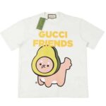Áo Gucci Picarar T-Shirt Cream Friends cao cấp và thời thượng