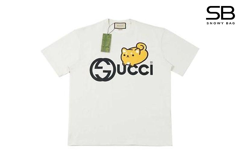 Áo Gucci Picarar T-Shirt Cream Fusion phong cách thời trang hiện đại