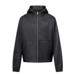 Áo Khoác LV Nylon Windbreaker Màu Đen cho phong cách thời trang sang trọng