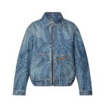 Áo Khoác LV x YK All Over Pumpkin Denim Blouson Bí Ngô thời trang