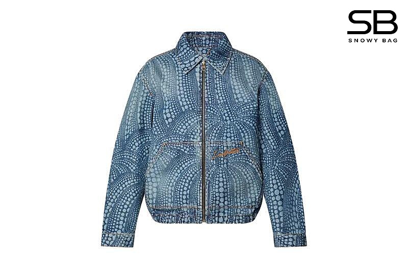 Áo Khoác LV x YK All Over Pumpkin Denim Blouson Bí Ngô thời trang