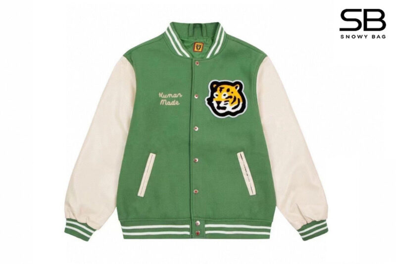 Áo khoác Varsity Human Made 20AW Tiger, phong cách trẻ trung, năng động.