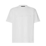 Áo LV Embellished Signature Short-Sleeved T-Shirt Màu Trắng sang trọng