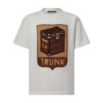 Áo LV Graphic Short-Sleeved Crewneck White Trunk Màu Trắng sang trọng