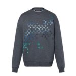Áo LV Sweater Grey Multicolor Monogram Màu Xám sang trọng và thời thượng