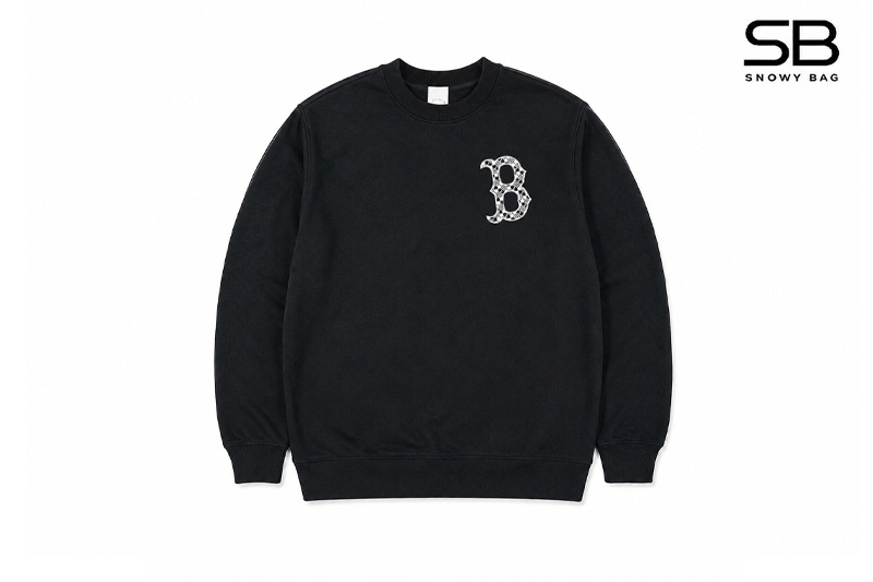 Áo MLB Sweater Boston Đen, phong cách thời trang hiện đại