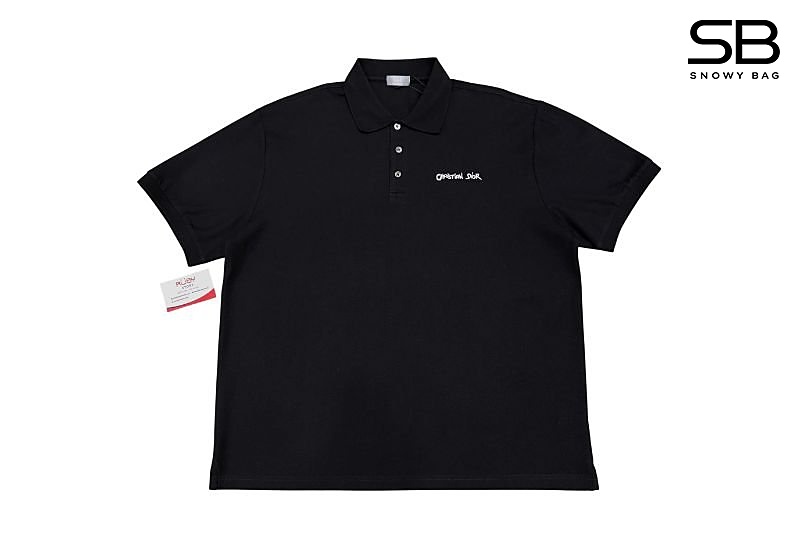 Áo Polo Dior Black With Christian Dior Embroidery Màu Đen sang trọng