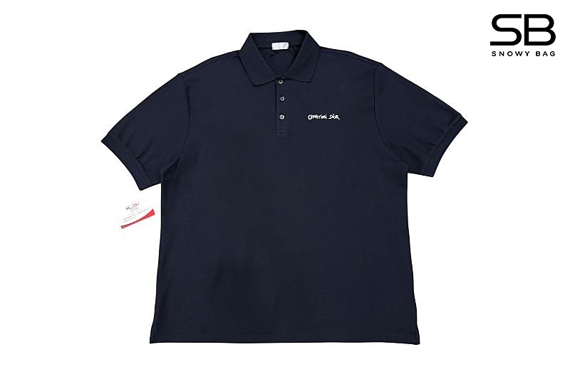 Áo Polo Dior Navy With Christian Dior Embroidery Xanh Navy sang trọng
