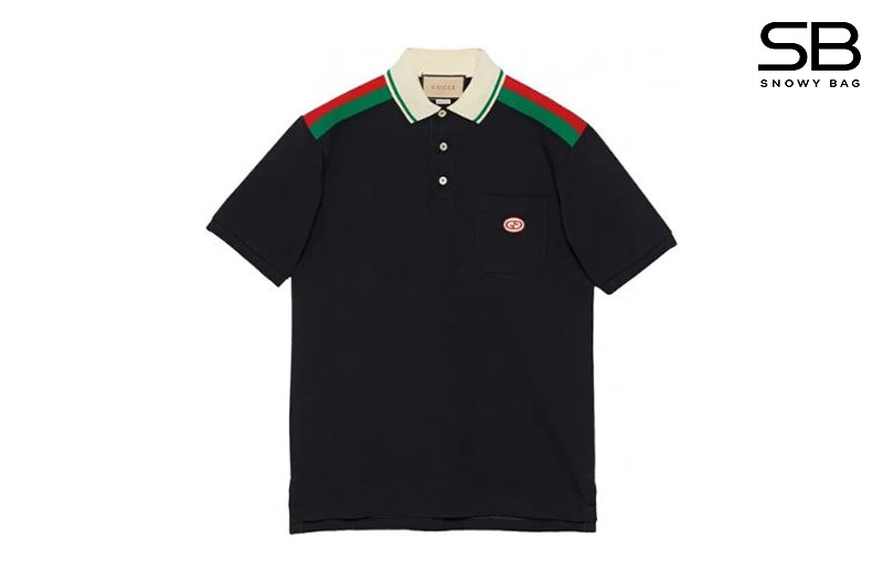 Áo Polo Gucci Interlocking GG Polo Black Shirt đẹp và sang trọng