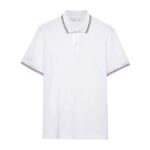 Áo Polo Prada Pique Polo Shirt White Màu Trắng sang trọng