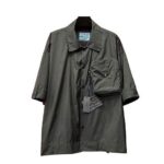 Áo Prada Re Nylon Cargo Pocket Shirt Black Màu Đen sang trọng và đẳng cấp
