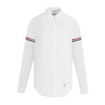Áo Sơ Mi Trắng Thom Browne 3 Sọc Đỏ Xanh sang trọng và thanh lịch