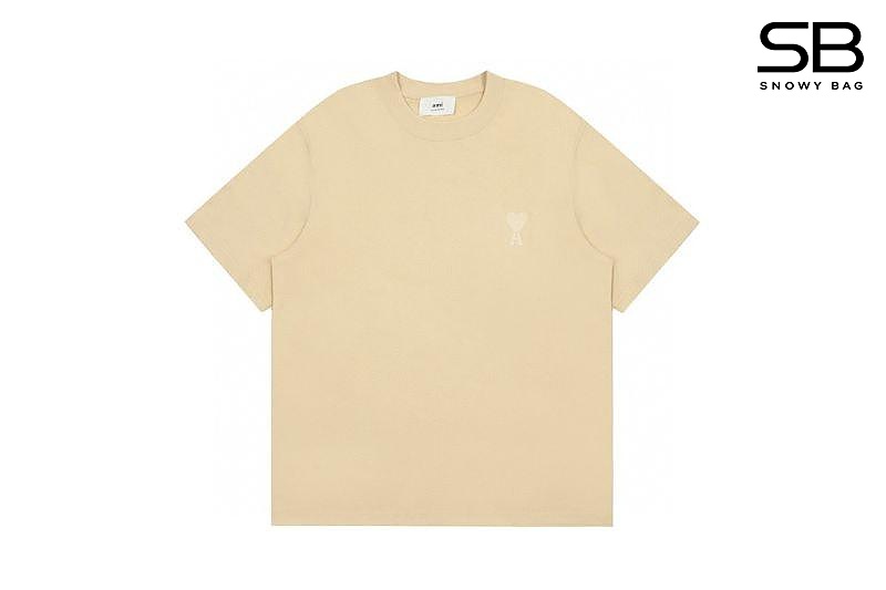 Áo Thun Ami De Coeur Boxy Fit T-Shirt Beige Màu Be thời trang