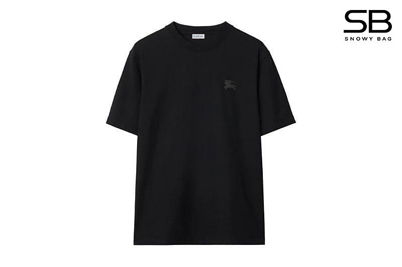 Áo Thun Burberry Black Cotton T-Shirts Màu Đen sang trọng và thời thượng