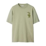 Áo Thun Burberry Knight Logo Graphic EKD T-Shirt Sage Green Xanh sang trọng