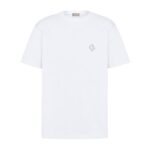 Áo Thun CD Diamond T-Shirt Relaxed Fit Cotton Jersey Trắng