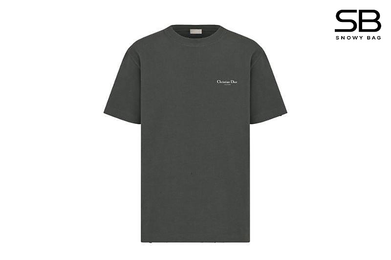 Áo Thun Dior Couture Lily of the Valley T-Shirt, Relaxed Fit màu đen