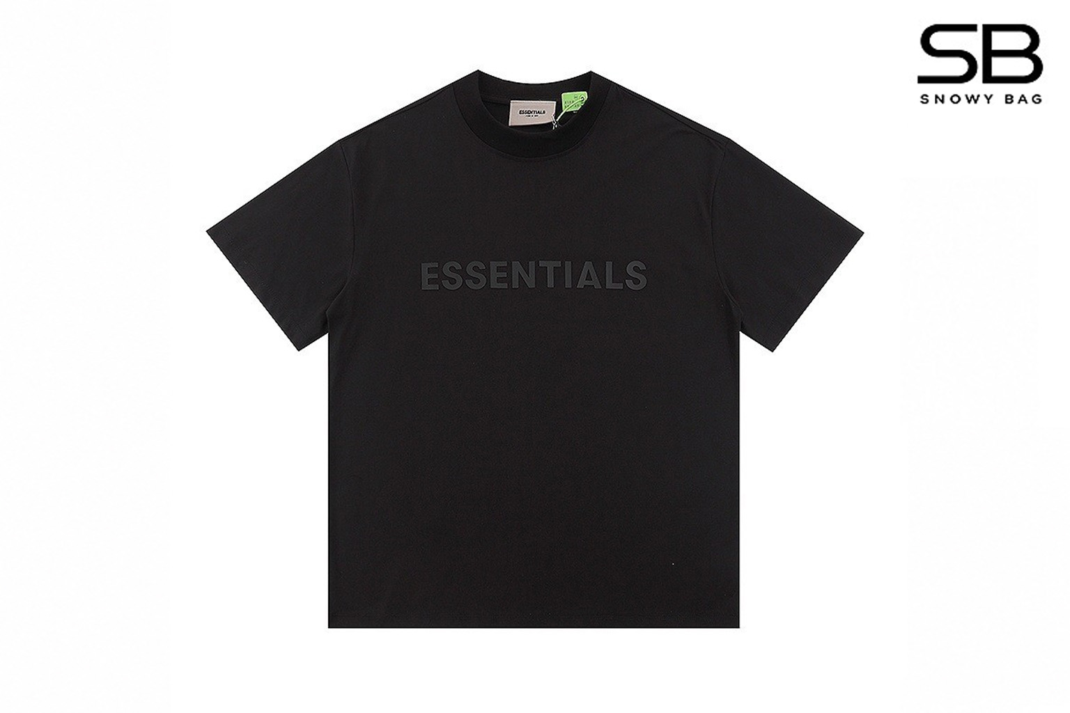 Áo Thun Fear of God Essentials Weathered Black Đen