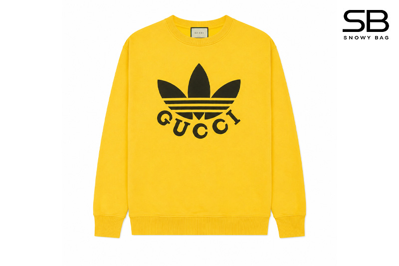 Áo Thun Gucci Adidas Vàng Sweater phong cách trẻ trung, thời thượng