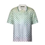 Áo Thun LV Damier Gradient Printed Silk Polo 1AGTPT sang trọng