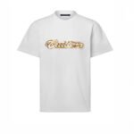Áo Thun LV Embellished Signature T-Shirt Đính Cườm Màu Trắng sang trọng