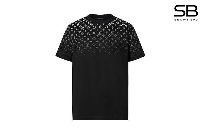 Áo Thun LV Gradient Cotton T-Shirt Black Màu Đen sang trọng và phong cách