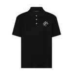 Áo Thun LV Signature Short-Sleeved Polo Black Đen sang trọng và phong cách