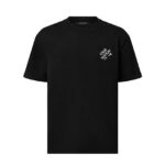 Áo Thun LV Signature Short-Sleeved T-Shirt Black Màu Đen phong cách thời trang
