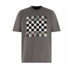 Áo Thun LV Spring 27 T-shirt Grey Miroir Monogram Màu Xám chính hãng