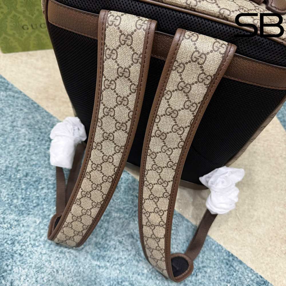 Ba Lô Gucci Ophidia GG Medium Backpack Beige Ebony Kem sang trọng và thời thượng