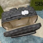 Ba Lô Gucci Ophidia Medium GG Backpack in Grey GG Supreme Coated Canvas Xám sang trọng