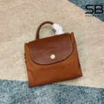Ba Lô Longchamp Le Pliage Original M Backpack Cognac Nâu sang trọng và thời thượng