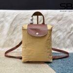 Ba Lô Longchamp Le Pliage Original M Backpack Fawn màu nâu sang trọng.