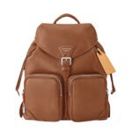 Ba Lô LV Montsouris Cargo Backpack Caramel Da Calfskin M28380 Size 40CM sang trọng và đẳng cấp.