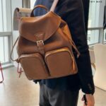 Ba Lô LV Montsouris Cargo Backpack Caramel Da Calfskin M28380 Size 40CM sang trọng và đẳng cấp.