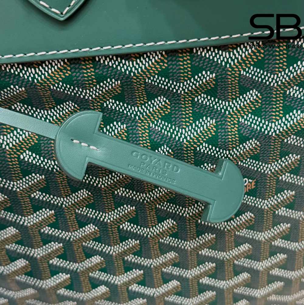 Balo Goyard Alpin MM Backpack Green Size 39CM sang trọng