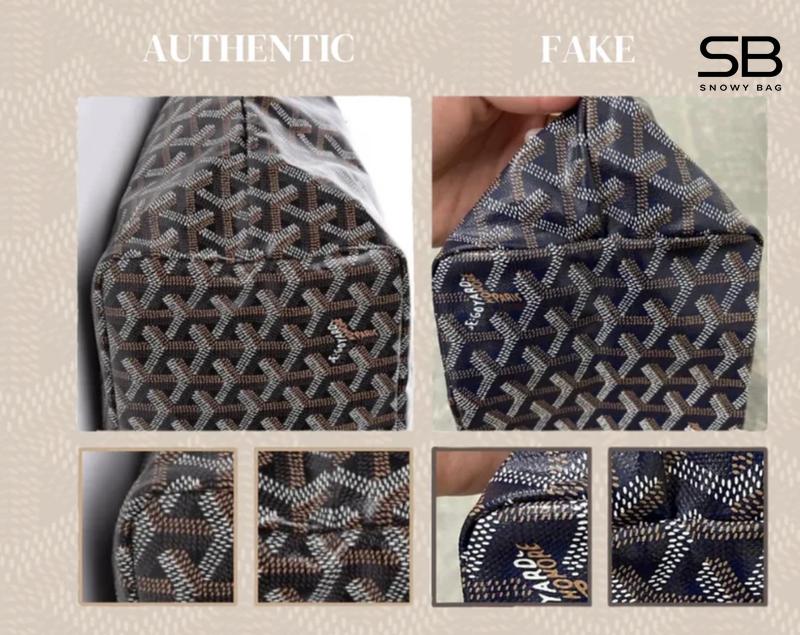 Cách nhận biết túi Goyard real và fake chi tiết qua chất liệu