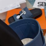 Dép Hermes Jackson Sandal Marine Blue Epsom SHW sang trọng và đẳng cấp