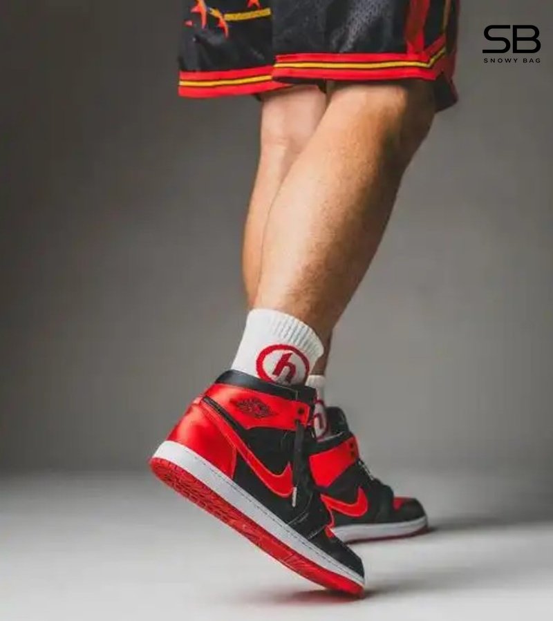 Phối Air Jordan 1 High với shorts